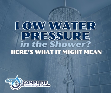 This is the Featured image for the blog post on low water pressure in the shower.